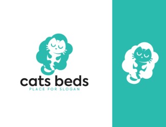 Projekt graficzny logo dla firmy online Cat`s beds